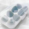 8 Stück/Set Nicht essen Puder Set Make-up Schwamm Weich und Zart Wassertropfen Kissen Schwamm Aufbewahrung Nass- und Trocken-Make-up Ei