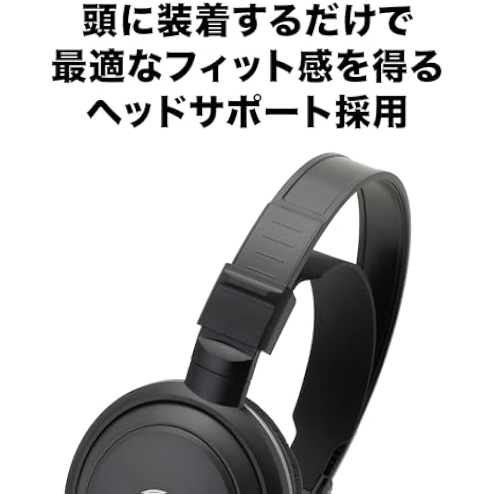 Audio-Technica ATH-AVC200 Wired Headphones for Music and Movies / Cable: 3 M / 6.3 Mm Standard / ...