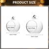 6/12Pcs Ball Hanging Glass Vases with LED Candle Terrarium Hanging Tealight Holder for Wedding Home Party Tree Decoration