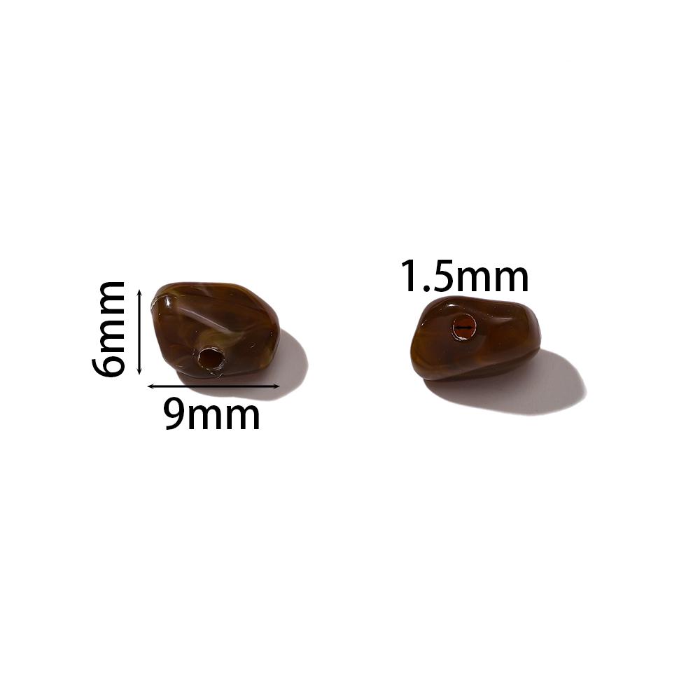 20pcs Colored Acrylic Imitation Stone Beads Irregular Shaped Spacer Beads for DIY Necklace Bracelet Jewelry Making Supplies