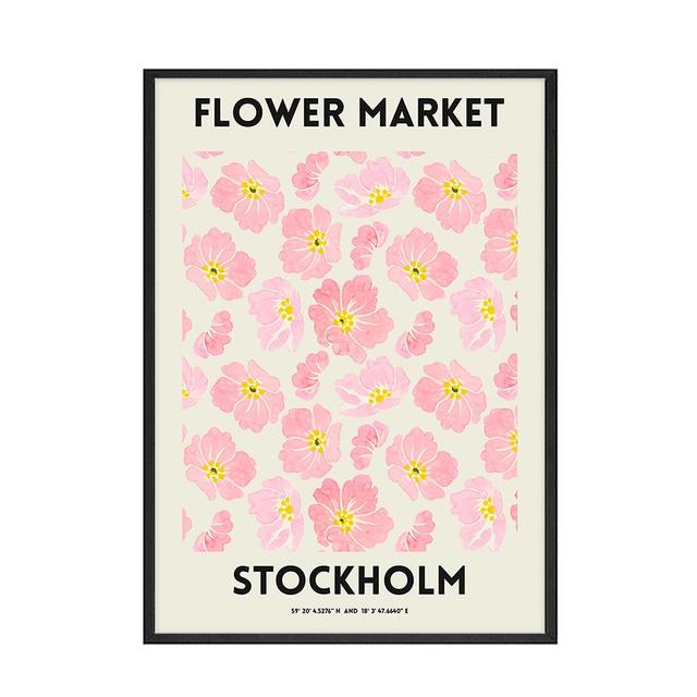 Rám z masivního dřeva Nordic Fleur Rostliny Malba na plátně Amsterdam Paříž Plakáty Reprodukce Stockholm Tokio Nástěnné obrazy do obývacího pokoje Home Decor