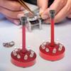 0,8 mm - 2,0 mm Zeiger-Einpresswerkzeug mit 8 Zubehörteilen aus legiertem Stahl, Zeigernadelhalter, Uhrenreparaturwerkzeug