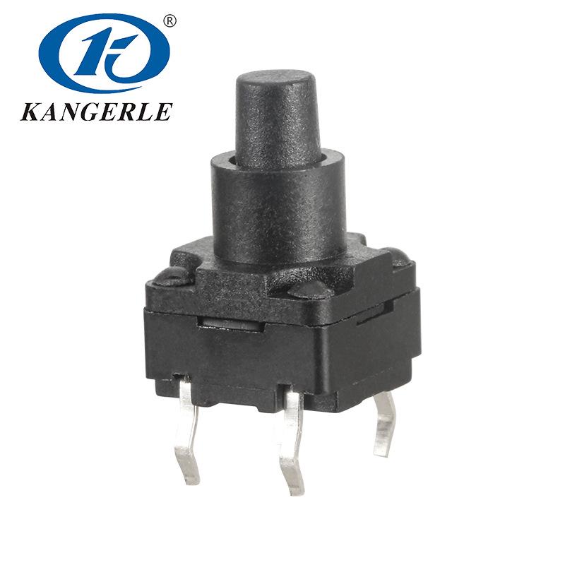 8x8 Waterproof Tactile Switch with Boot, Two-Pin Design