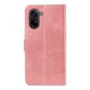 Für OnePlus Nord CE5 5G/OnePlus Ace 5 Racing 5G Brieftasche Hülle T-Form Linien Leder Handyhülle Ständer