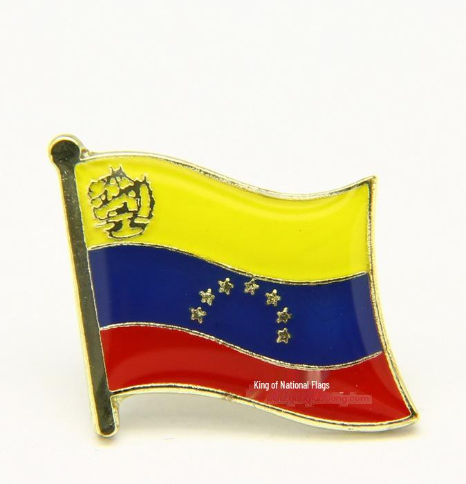 World Flags Enamel Lapel Pin - UK & US Iron Brooch with Drip Glue and Baking Paint Finish.