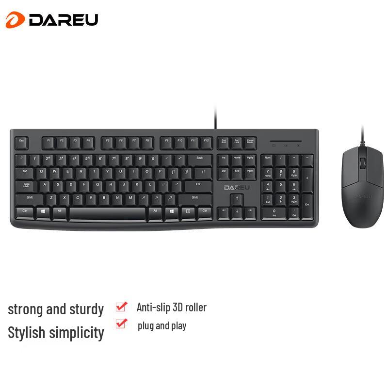 Dareu LK185T Wired Keyboard and Mouse Combo
