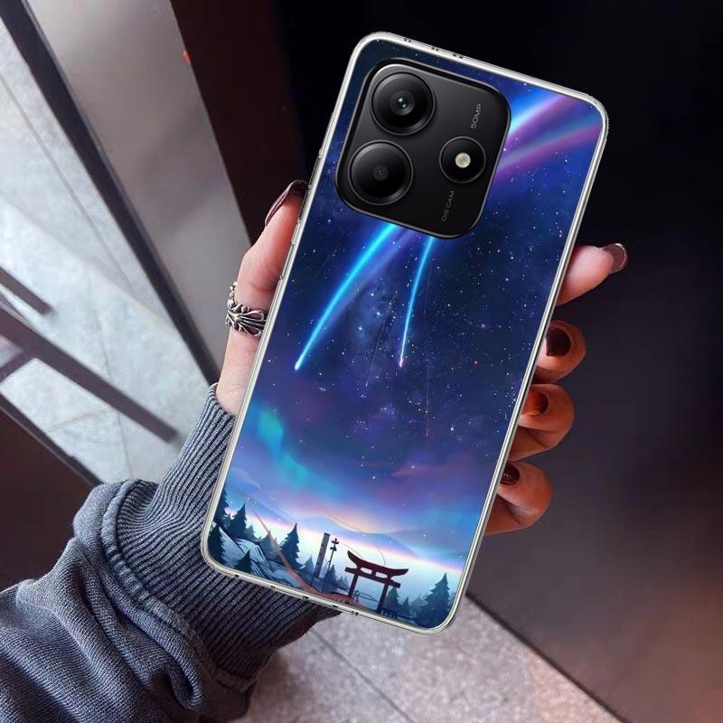 Anime Aesthetic Scenery Phone Case For Xiaomi Redmi Note 15 14 14S 13 12S 12 Pro Plus 11S 11 10S 10 4G Cover 11E 11T 5G Print Fu