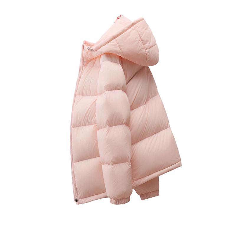 Women’s 2025 Winter Short Down Jacket: Thick, Warm, Hooded Outerwear for Couples