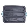 Silicone Bread Pan Nonstick Heat Resistant Perforated French Bread Baking Pan Cake Pan with Anti Slip Handles