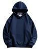 Men Fashion Tops Hooded Sweaters Spring and Autumn Men Long-sleeved Loose Hoodies Fashion Men Solid Color Tops