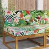 Outdoor Sofa Cushions 2 Pcs Multicolored Polyester