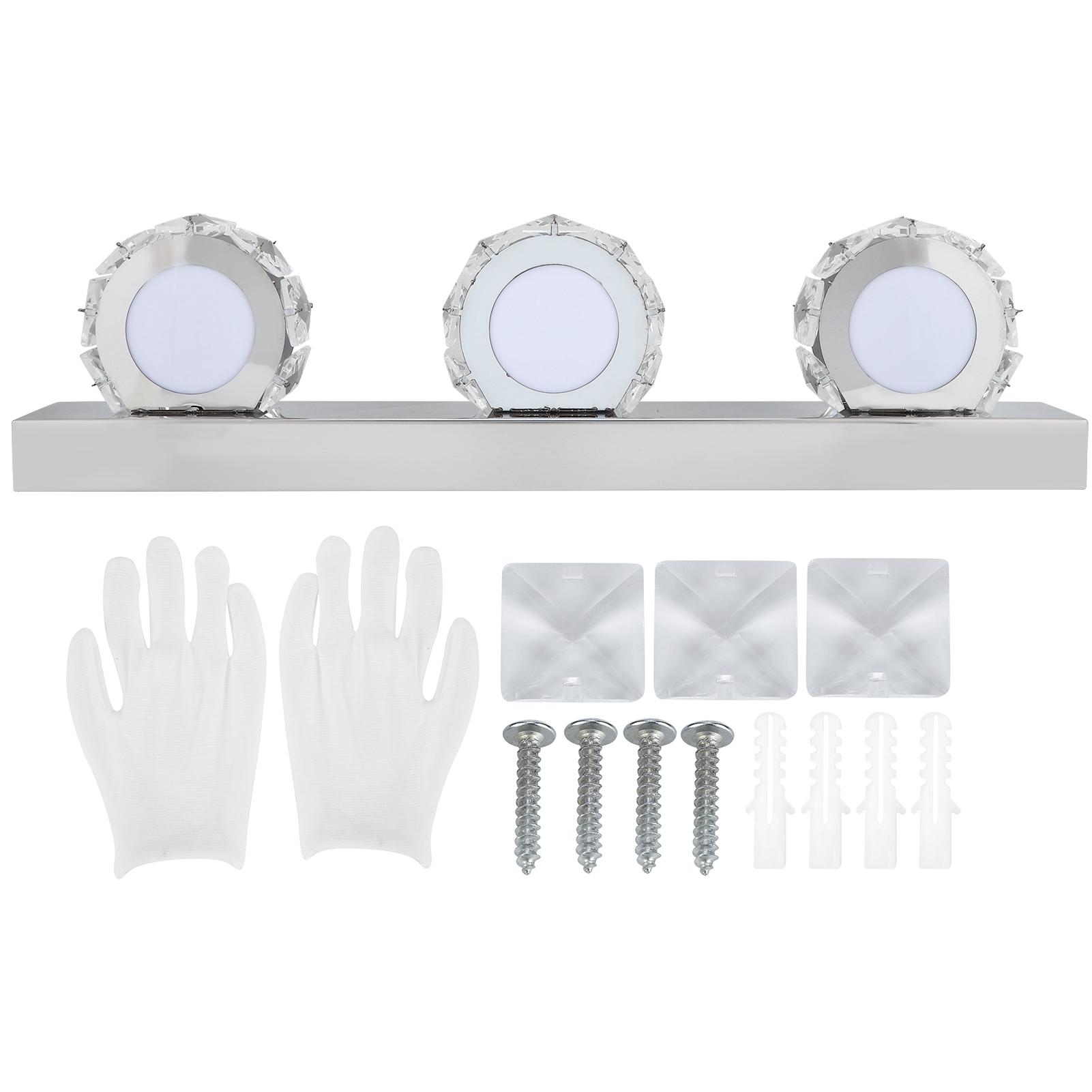 

Современный водонепроницаемый светодиодный светильник для зеркала, круглый светильник для макияжа, аксессуар для ванной комнаты 85265V4 Светильник 16 Вт