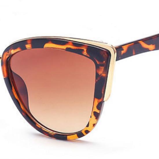 Moda damska Vintage Cat-eye Okulary Gradient Sunglasses
