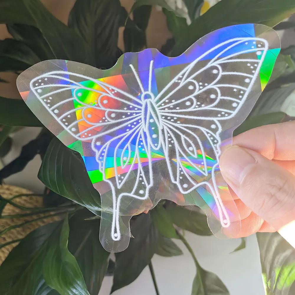 SC001-015 Multiple patterns to choose Rainbow Sun Catcher Window Stickers Prism Holographic Stickers for Windows
