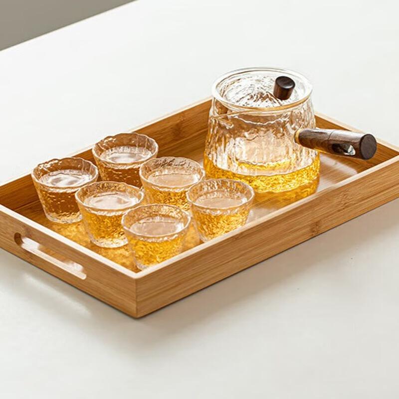 Japanese Glass Teapot Set with Tea Warmer