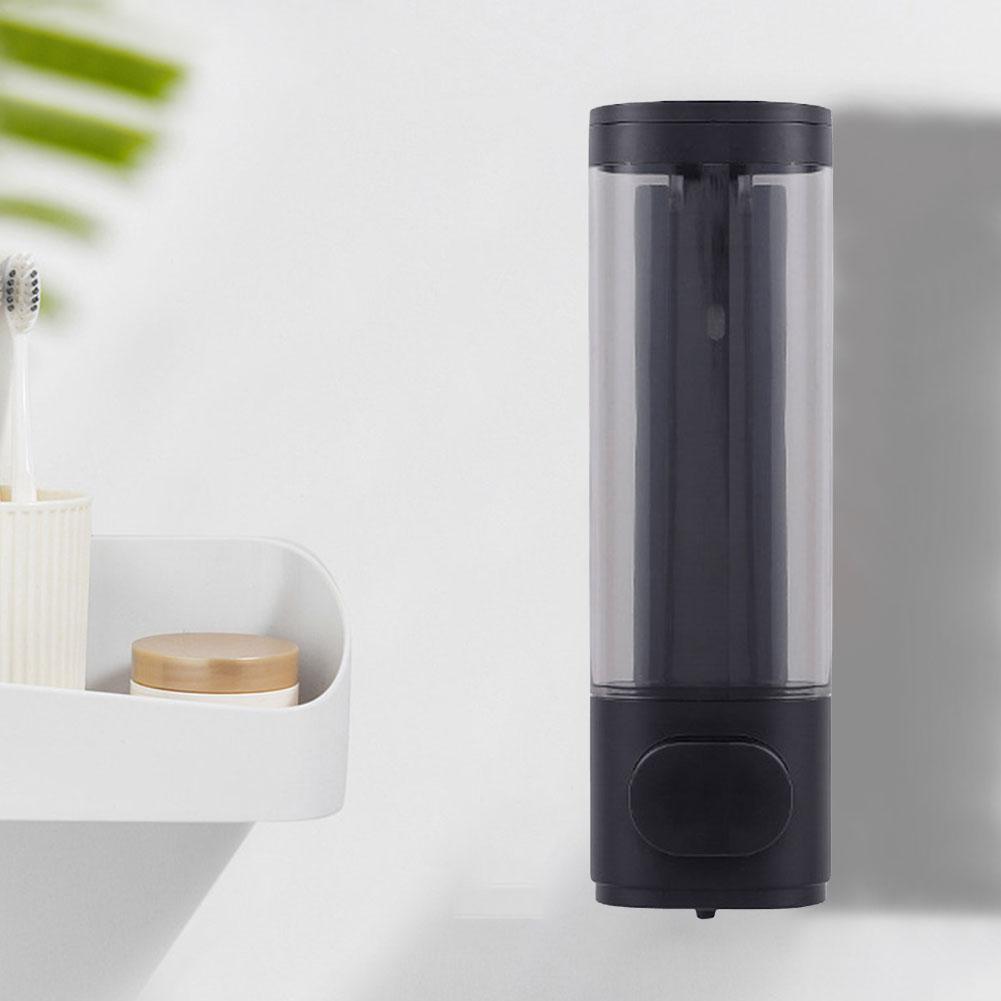 Liquid Soap Dispenser Wall- Mounted Manual Liquid Dispenser Refillable Soap Dispenser for Kitchen Bathroom Washroom Accessories