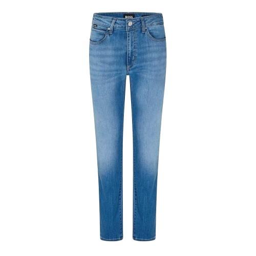 BOSS Mens Denim High Rise Slim Jeans