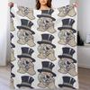 Demon Deacon Throw Blanket Warm Plush Fuzzy Blanket for Living Room