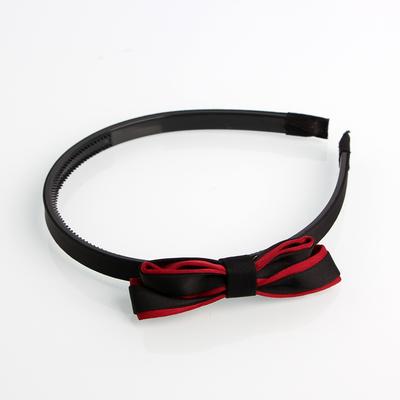 Einfaches tägliches Haarband mit Schleife für Damen Punkt-Haarband