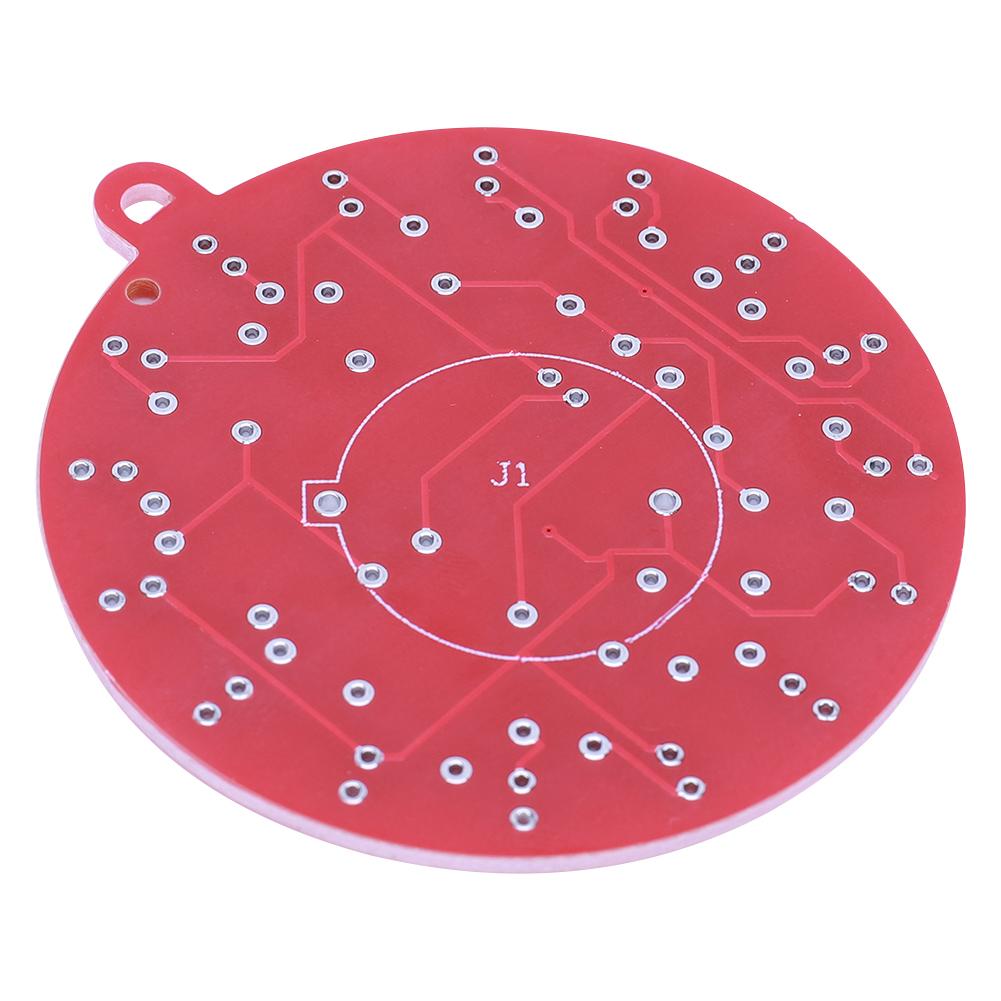 NE555 Christmas Tree Soldering Kit Red and Green LED Blinking Soldering Project DIY Kit Flashing Lights Soldering Practice Board
