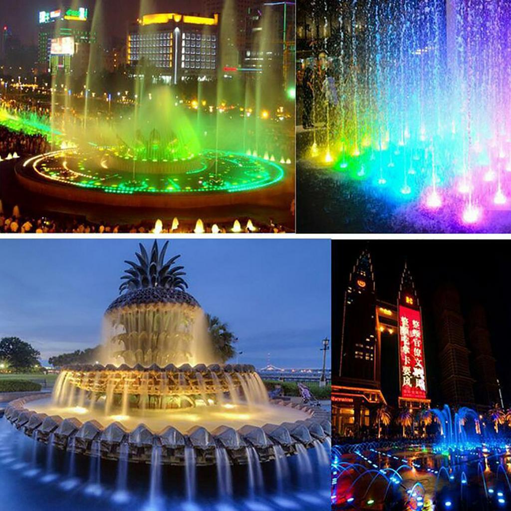 3W/6W/12W  RGB Outdoor IP68Waterproof Colorful Water Spotlight Swimming Pool Light Fountain Light Led Underwater Light