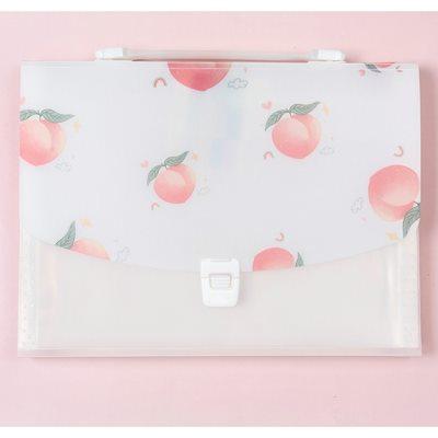 Simple portable organ bag, multi-layer file bag, A4 folder, student handbag, storage file bag