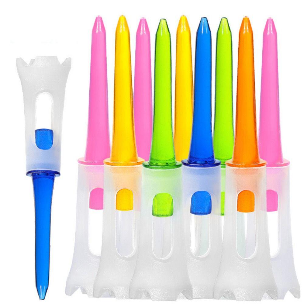 

10Pcs/Lot Ball Holder Golf Tees Low Resistance Golf Training Tools Golf Clubs Tee Outdoor Sports Random 10pcs