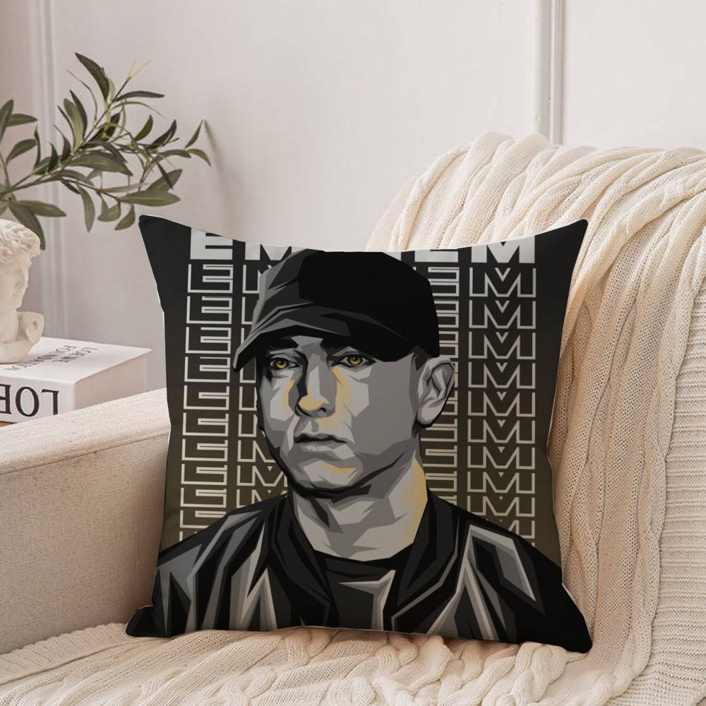 Eminem 8 Mile Hip Hop Rapper Pillow Case Home Decor Throw For Sofa Bed Car Room Decor Gift Idea