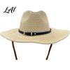 Beach Hat Accessory Faux Leather Fedora Hatband 0.39" Width Cowboy Band 27 Strap Inch Adjustable Band Replacement for Women Men Panama Cowgirl Hats