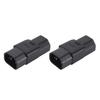 2Pcs IEC320 C14 to IEC320 C21 Power Adapter IEC320 C14 to C21 PDU UPS Extension Power Plug Adapter 10‑15A 125‑250V