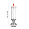 Practical Automatic Changing Party LED Christmas Candles 7 Colors Glitter Flameless Candles Candle Lights