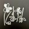 2pc Miexd Leaves and Five-petaled Floret Metal Cutting Dies DIY Scrapbooking Embossing Paper Photo Album Stamps Crafts Templates Mould Stencils