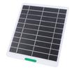 5W Solar Panel Charger Solar Charger with Type C Port for Security Camera Doorbell Outdoor Indoor Use White
