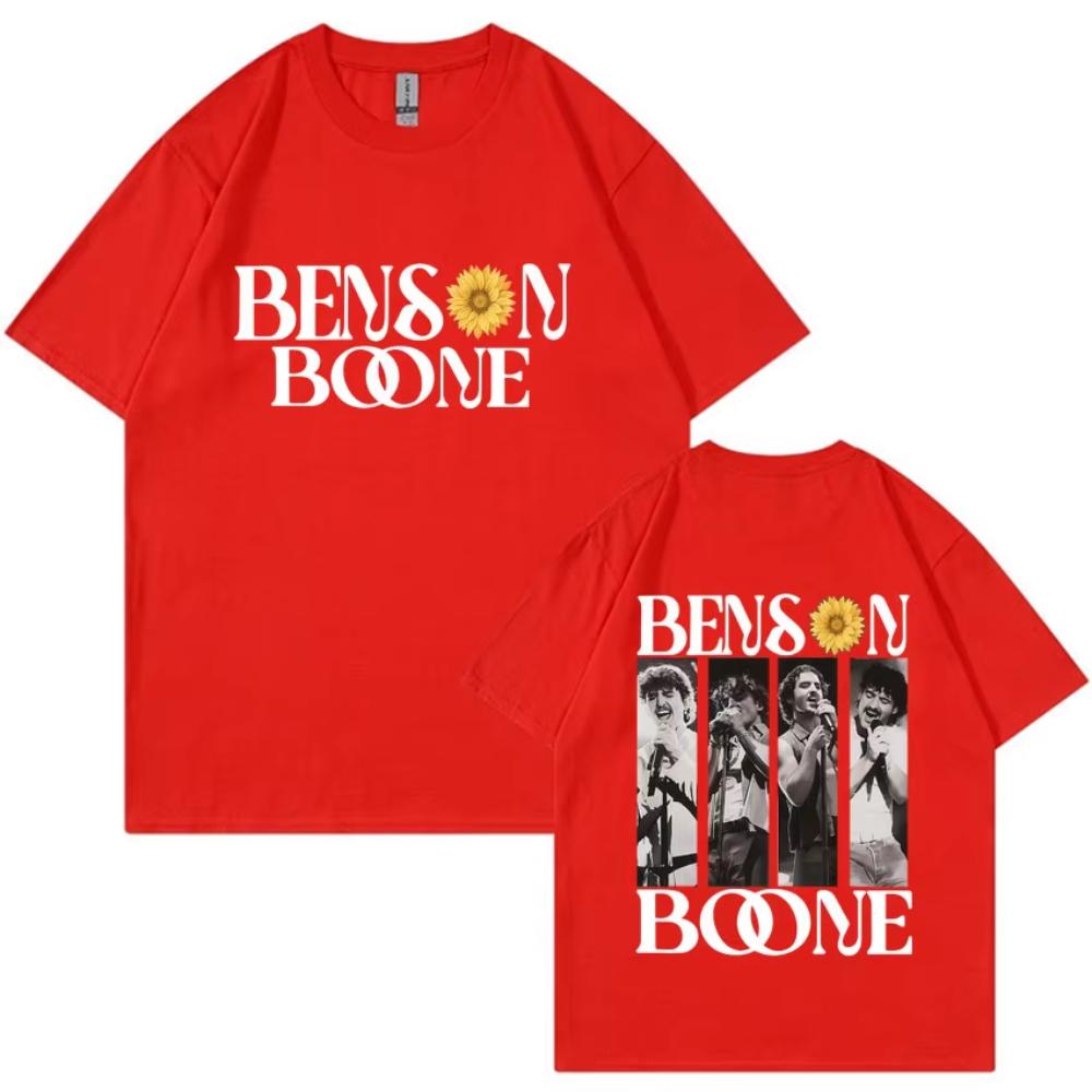 Benson Boone American Heart Tour Gothic Graphic Humor T-Shirts Men Women Tshirt Cotton High Quality Cozy Casual Top