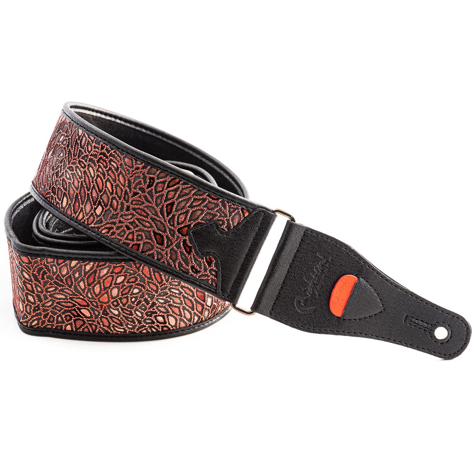 

STRAPS Guitar Strap Width Length ALIEN Red RightOn! 6cm, 95~150cm красный