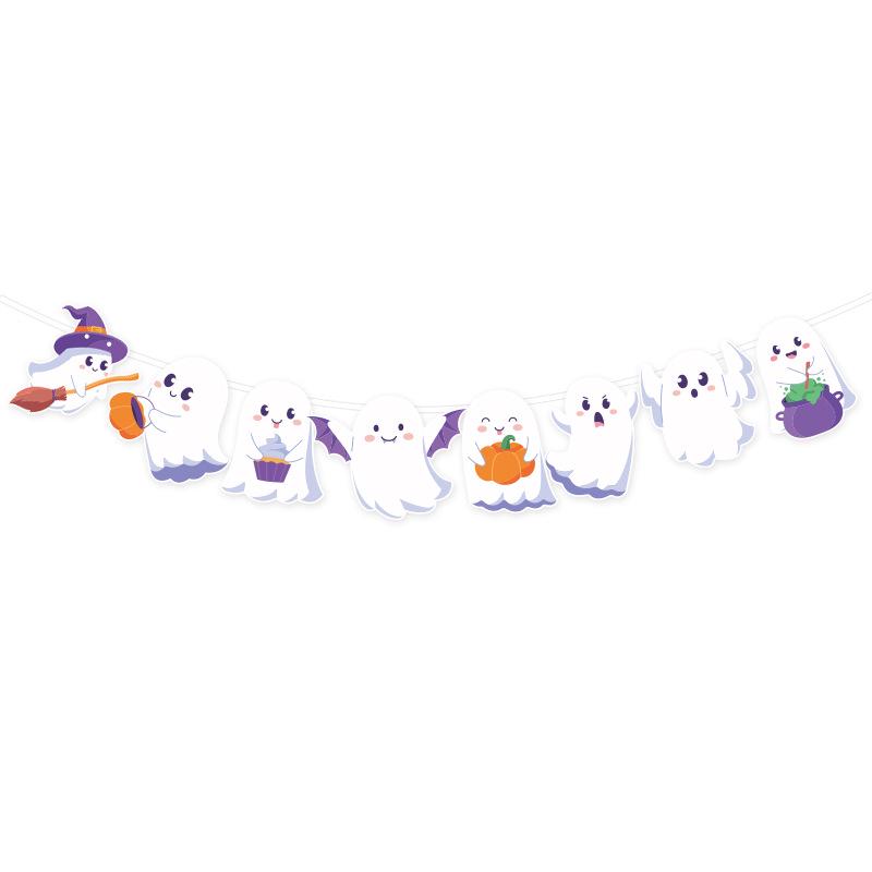 New Halloween Ghost Festival Horror Party Honeycomb Ornaments and Tabletop Decorations