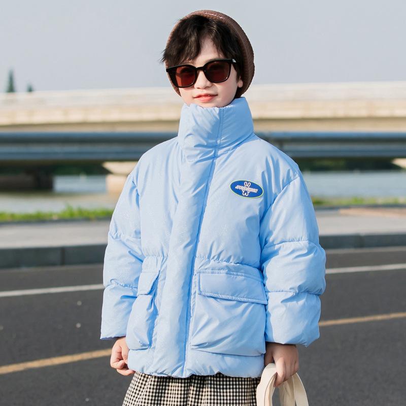 Lässige Baumwollkleidung für Kinder im Herbst und Winter, verdickte Jacke für Jungen und Mädchen