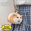 Adorable Creative Dutch Pig Pendant Vocal Cute Stuffed Animal Keyring Fluffy Kawaii Cartoon Pig Car Decoration