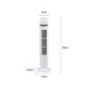 Ventilatore a Torre LED 2 Velocità Stand Ventilatore a Torre Elettrico Portatile da Pavimento per Soggiorno Camera da Letto Bianco