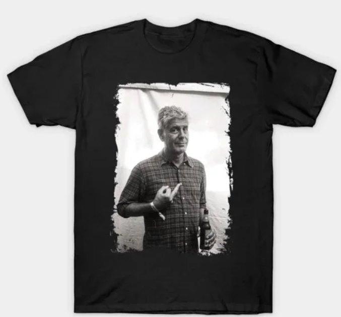 NLA Anthony Bourdain Prostředníček Unisex Tričko