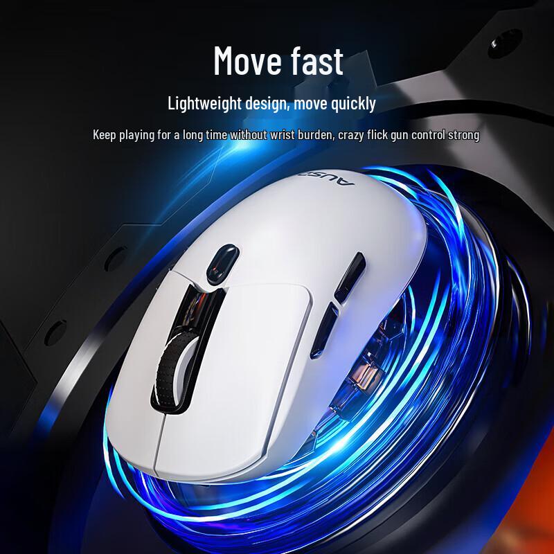 AUSDOM G01 Tri-Mode Wireless Ergonomic Mouse