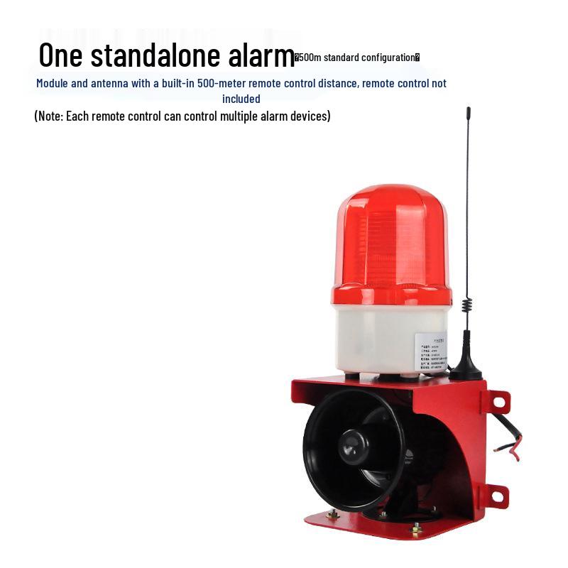 Infrared Remote Sound & Light Alarm, Wireless Voice Alert TGSG-110Y
