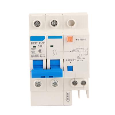 DZ47LE‑32 2p N C32 RCD Fehlerstromschutzschalter 32A 30mA
