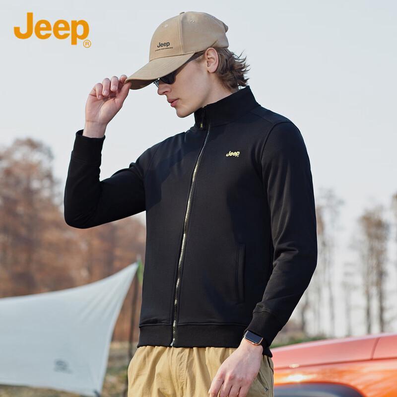 JEEP Men's Casual Sport Cardigan Sweatshirt