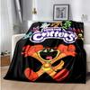 Manta Suave y Acogedora de Dibujos Animados CATNAP DOG Day Impresa en 3D para Dormitorio Sala de Estar Cama Sofá Viaje Moda Regalo de Cumpleaños