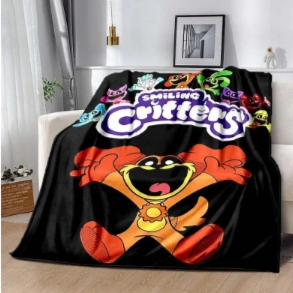 Manta Suave y Acogedora de Dibujos Animados CATNAP DOG Day Impresa en 3D para Dormitorio Sala de Estar Cama Sofá Viaje Moda Regalo de Cumpleaños