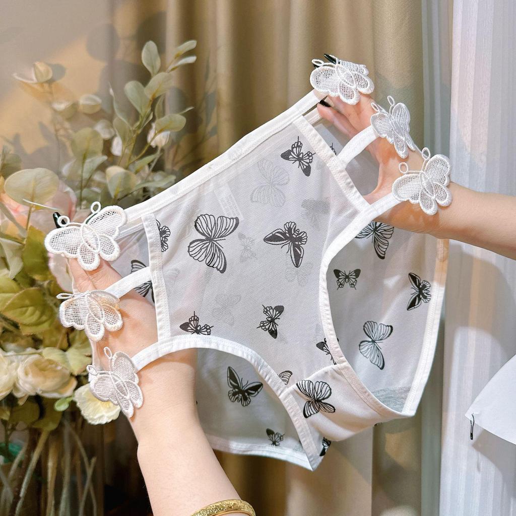 Spitze Hüftslips Nahtlos Antibakteriell Baumwolle - Bequeme Damenslips in Übergröße