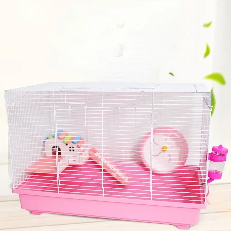 Hamster Cage Golden Bear Hedgehog Villa 47 Basic Cage Supplies Whole Food Flower Branch Rat Nest Hamster Cage