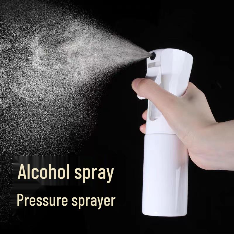 Ultra-Fine Mist High-Pressure Spray Bottle for Alcohol Disinfection & Makeup Hydration