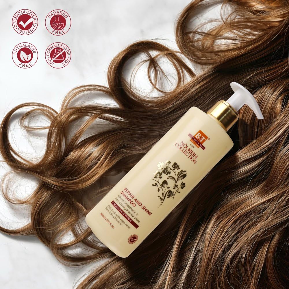 

Boericke & Tafel Repair and Shine Hair Shampoo |MEN & WOMEN |Quinoa and Pro-vitamin B5 - 300 ml 300 ML